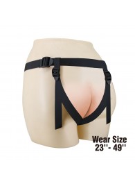 Черные трусики харнесс с платформой Caludio I - Baile - купить с доставкой в Балаково