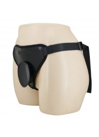 Черные трусики харнесс с платформой Caludio I - Baile - купить с доставкой в Балаково