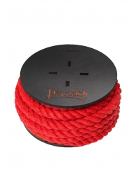 Красная веревка для шибари на катушке - 5 м. - Pecado - купить с доставкой в Балаково