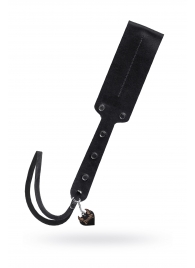 Черный кожаный пэддл - 32 см. - Pecado - купить с доставкой в Балаково