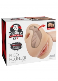 Телесный мастурбатор-вагина Pussy Pounder Squeeze Stroker - Pipedream - в Балаково купить с доставкой