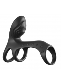 Черная насадка на пенис Ultimate Couples Cage Pro - Pipedream - в Балаково купить с доставкой