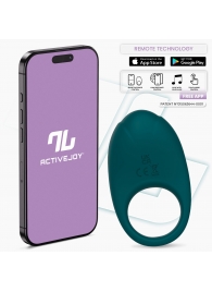 Зеленое интерактивное виброкольцо Ringo - Intoyou - в Балаково купить с доставкой