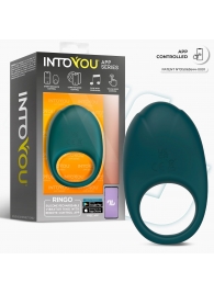 Зеленое интерактивное виброкольцо Ringo - Intoyou - в Балаково купить с доставкой