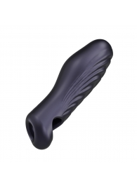 Сливовая силиконовая насадка на пенис с подхватом Manwan Ryzer - Manwan - в Балаково купить с доставкой