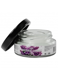 Массажная свеча «Сирень» - 50 мл. - SGAN - купить с доставкой в Балаково