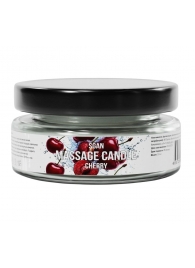 Массажная свеча «Спелая вишня» - 50 мл. - SGAN - купить с доставкой в Балаково
