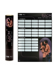 Плакат для двоих со скретч-слоем «БДСМ» - Сима-Ленд - купить с доставкой в Балаково