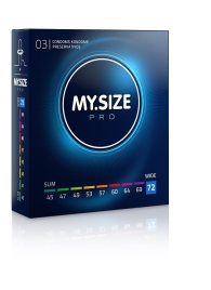Презервативы MY.SIZE размер 72 - 3 шт. - My.Size - купить с доставкой в Балаково