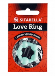 Цветное эрекционное кольцо с 5 бусинами Love Ring - Sitabella - в Балаково купить с доставкой