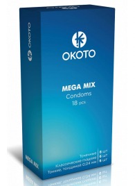 Презервативы OKOTO Mega Mix - 18 шт. - Sitabella - купить с доставкой в Балаково