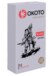 Точечные презервативы OKOTO Dotted - 12 шт. - Sitabella - купить с доставкой в Балаково
