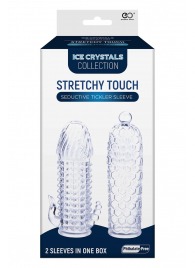 Набор из 2 прозрачных насадок на член Seductive Tickler Sleeves Set - NMC - в Балаково купить с доставкой