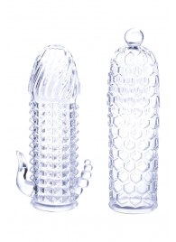 Набор из 2 прозрачных насадок на член Seductive Tickler Sleeves Set - NMC - в Балаково купить с доставкой