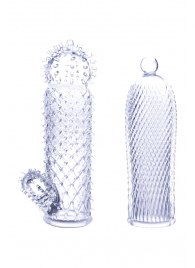 Набор из 2 прозрачных насадок на член Seductive Tickler Sleeves - NMC - в Балаково купить с доставкой