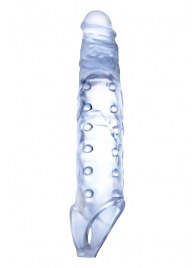 Прозрачная насадка-удлинитель Length Enhancer с подхватом - 27 см. - NMC - в Балаково купить с доставкой