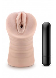 Телесный мастурбатор-вагина Ayumi с вибрацией - Blush Novelties - в Балаково купить с доставкой
