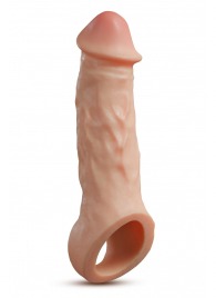 Телесная насадка-удлинитель Intrepid 9.25 Inch Realistic Penis Extender Sleeve - 23,5 см. - Blush Novelties - в Балаково купить с доставкой