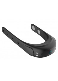 Черное эрекционное виброкольцо на ремешках - Boys of Toys - в Балаково купить с доставкой