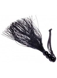 Черная силиконовая плетка - 25,4 см. - Boys of Toys - купить с доставкой в Балаково