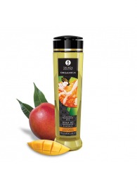 Массажное масло для тела Luscious Mango с ароматом манго - 240 мл. - Shunga - купить с доставкой в Балаково