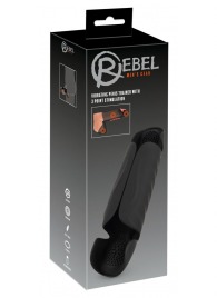 Черный вибромастурбатор с трехточечной стимуляцией Penis Trainer with 3 Point Stimulation - Orion - в Балаково купить с доставкой