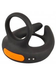 Черный вибростимулятор мошонки RC Scrotum Stimulator with Vibration - Orion - в Балаково купить с доставкой