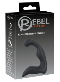 Черный перезаряжаемый стимулятор простаты с вибрацией - 14,6 см. - Orion - в Балаково купить с доставкой