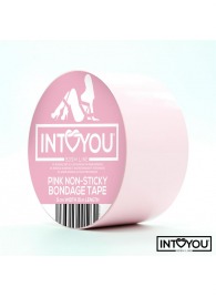 Розовый скотч для фиксации Non-Sticky Bondage Tape - 15 м. - Intoyou - купить с доставкой в Балаково