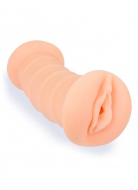 Телесный двусторонний мастурбатор с вибропулей и эрекционными кольцами в комплекте - Sexy Girl - в Балаково купить с доставкой