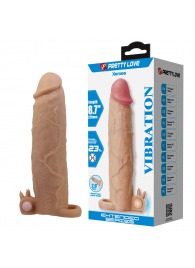 Телесная насадка на пенис Xerxes - 22 см. - Baile - в Балаково купить с доставкой