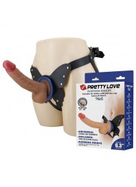 Поясной страпон Wells: трусики в форме бабочки и фаллоимитатор-насадка - Baile - купить с доставкой в Балаково