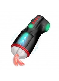 Интерактивный мастурбатор Raven с вакуумом, вибрацией и подсветкой - Shots Media BV - в Балаково купить с доставкой