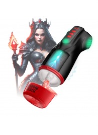 Интерактивный мастурбатор Raven с вакуумом, вибрацией и подсветкой - Shots Media BV - в Балаково купить с доставкой