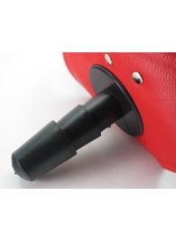 Красные трусики со штырьком для насадки - БДСМ Арсенал - купить с доставкой в Балаково