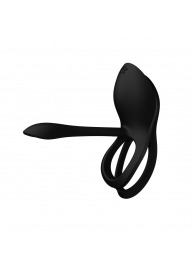 Черное эрекционное виброкольцо Bayek с пультом ДУ - Zalo - в Балаково купить с доставкой