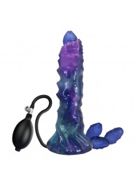 Фиолетовый яйцеродящий фаллоимитатор Duskwalker Sentinal на присоске - 22,4 см. - Baile - купить с доставкой в Балаково