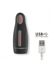 Черный автоматический мастурбатор с управлением через приложение - Oninder - в Балаково купить с доставкой