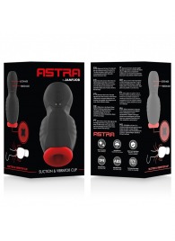 Черно-красный мастурбатор с вибрацией и всасыванием - JAMYJOB - в Балаково купить с доставкой