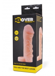 Фаллическая удлиняющая насадка с кольцом для фиксации - 16 см. - ToyFa - в Балаково купить с доставкой