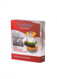 Стимулирующая насадка Sitabella Extender  Красный молодец - Sitabella - купить с доставкой в Балаково