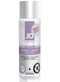 Лубрикант на водной основе для женщин JO AGAPE LUBRICANT ORIGINAL - 60 мл. - System JO - купить с доставкой в Балаково
