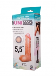 Фаллическая насадка Харнесс UNICOCK 5,5  - 17 см. - LOVETOY (А-Полимер) - купить с доставкой в Балаково