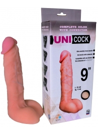 Фаллическая насадка Харнесс UNICOCK 9  - 24 см. - LOVETOY (А-Полимер) - купить с доставкой в Балаково