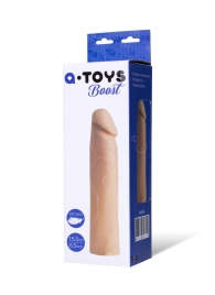 Реалистичная насадка с ярко выраженной головкой - 16,5 см. - A-toys - в Балаково купить с доставкой