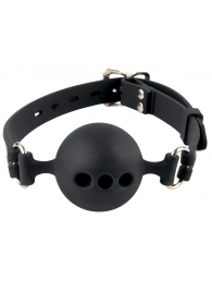 Силиконовый кляп-шар с отверстиями для дыхания Silicone Breathable Ball Gag Small - Pipedream - купить с доставкой в Балаково