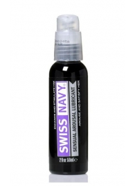 Возбуждающий гель-лубрикант на водной основе Sensual Arousal Lubricant - 59 мл. - Swiss navy - купить с доставкой в Балаково