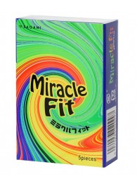 Презервативы Sagami Xtreme Miracle Fit - 5 шт. - Sagami - купить с доставкой в Балаково