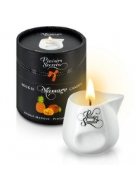 Массажная свеча с ароматом манго и ананаса Bougie de Massage Ananas Mangue - 80 мл. - Plaisir Secret - купить с доставкой в Балаково