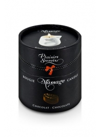 Массажная свеча с ароматом шоколада Bougie de Massage Gourmande Chocolat - 80 мл. - Plaisir Secret - купить с доставкой в Балаково
